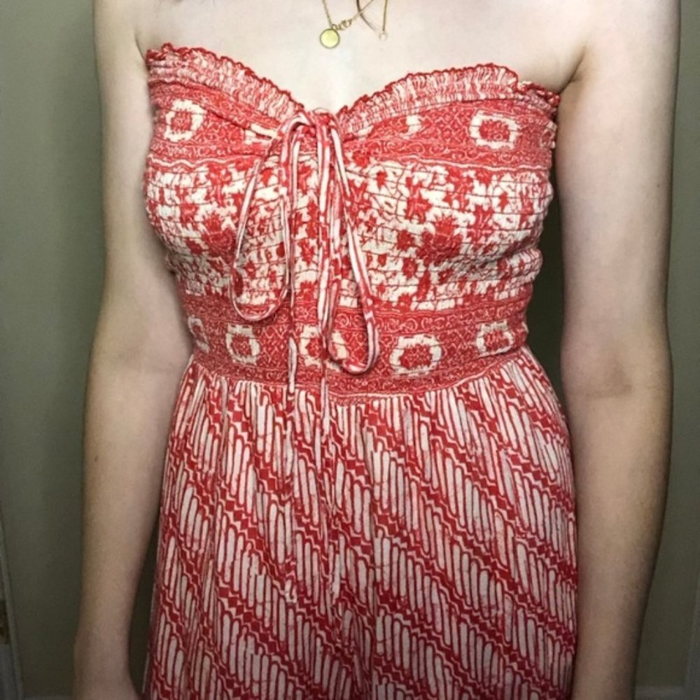 Free People Tube Top Wide Leg Jumpsuit - Picture 5 of 7